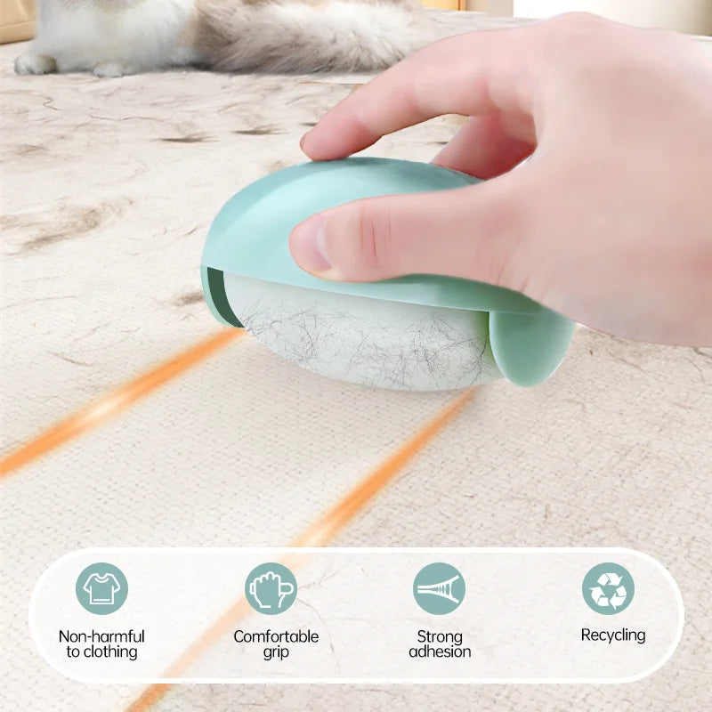 Reusable Portable Roller Sticker for Cloth Pet Hair Remover Dust Removal Eliminator Brush Sticky Portable Gel Lint from Cloth